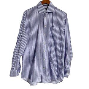 Peter Millar Large Button Down Shirt Dress Career Long Sleeve Collared
